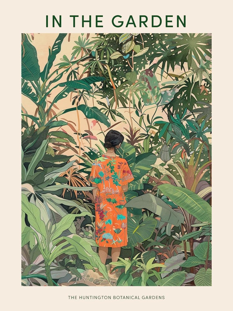 Im Garten Poster The Huntington Botanical Gardens 1