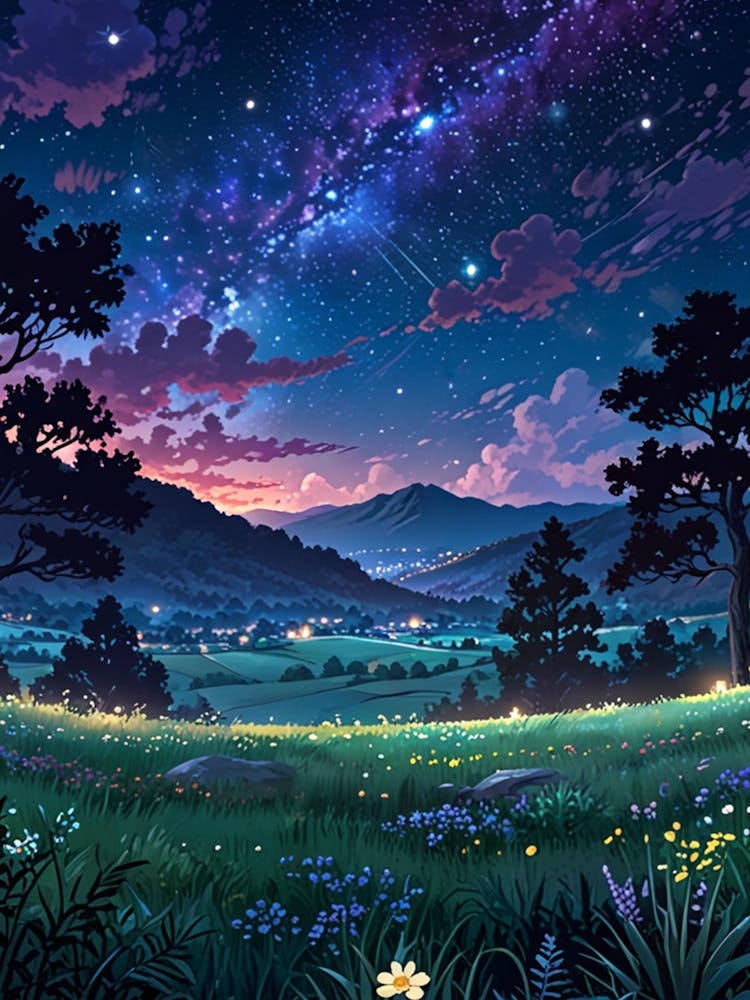 Night Sky Anime aesthetic 15