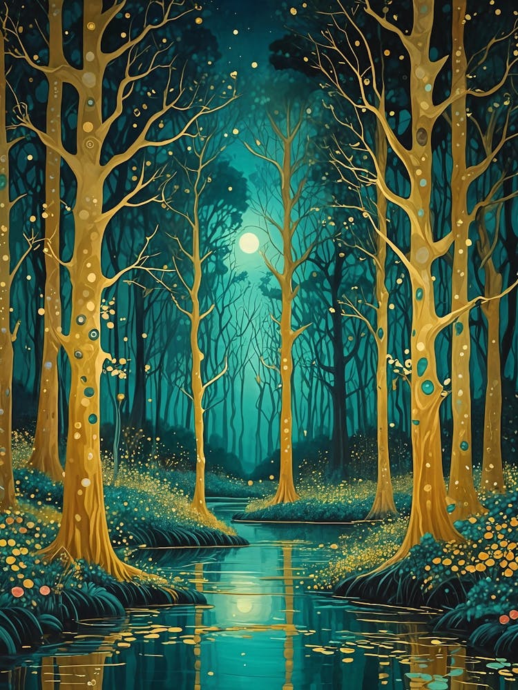 Golden Midnight Forest no2