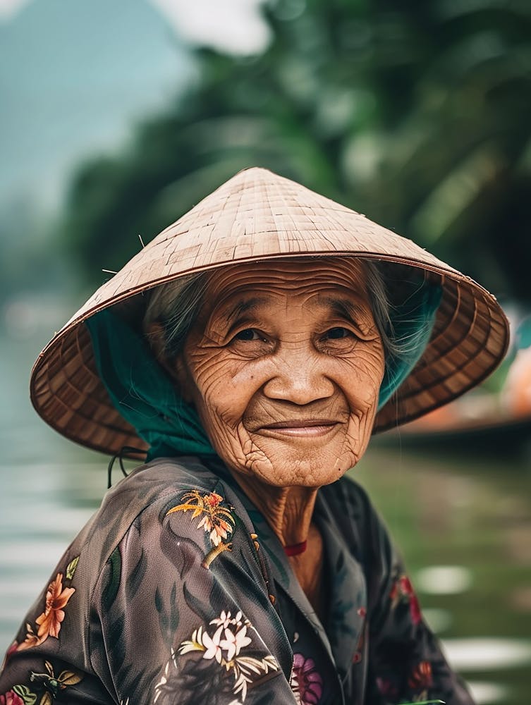 Old Lady In Vietnam