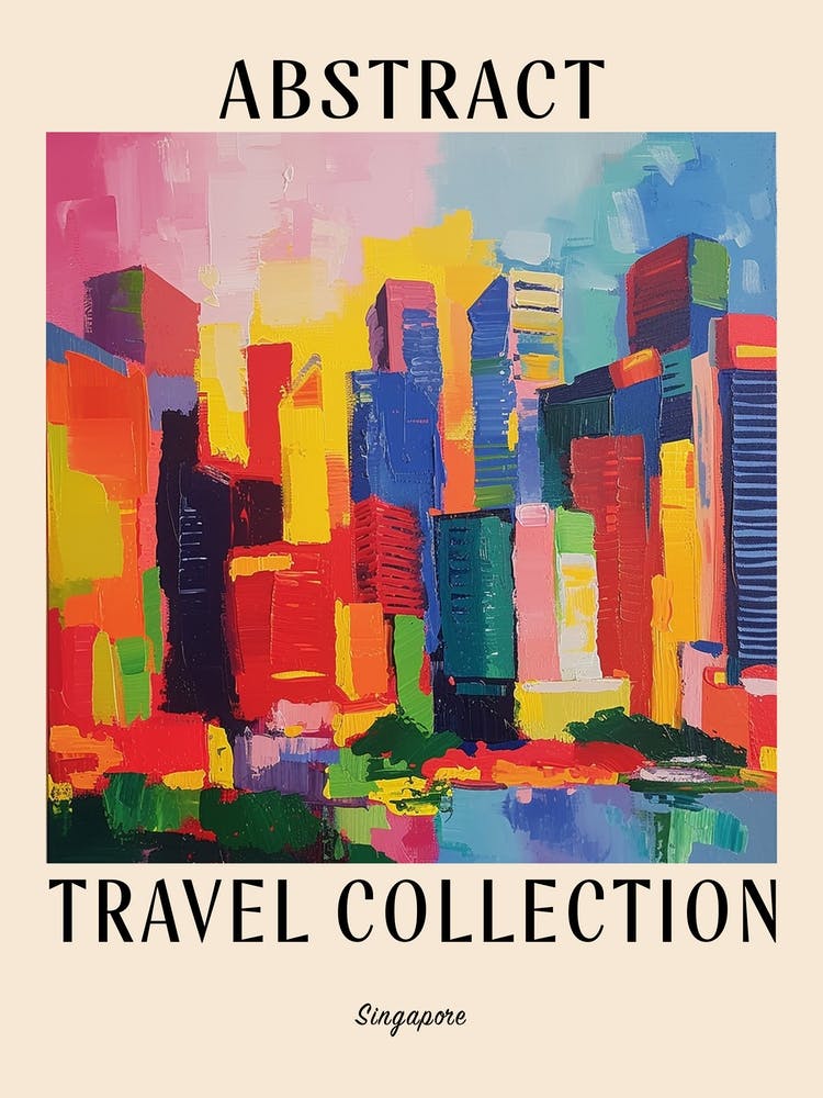 Abstract Travel Collection Poster Singapore 8