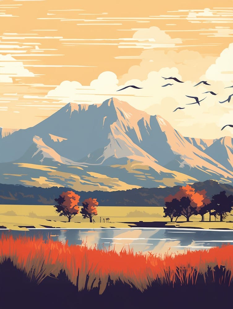 Mount Ararat Retro Poster 4