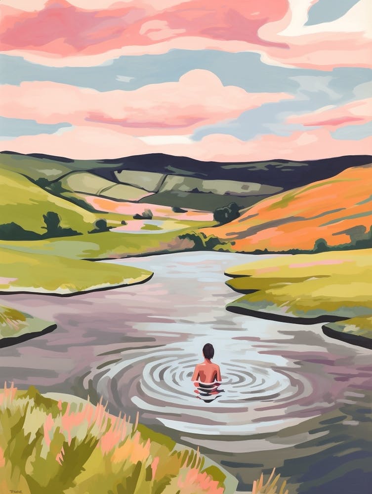 Wild Swimming At Malham Tarn Yorkshire 2