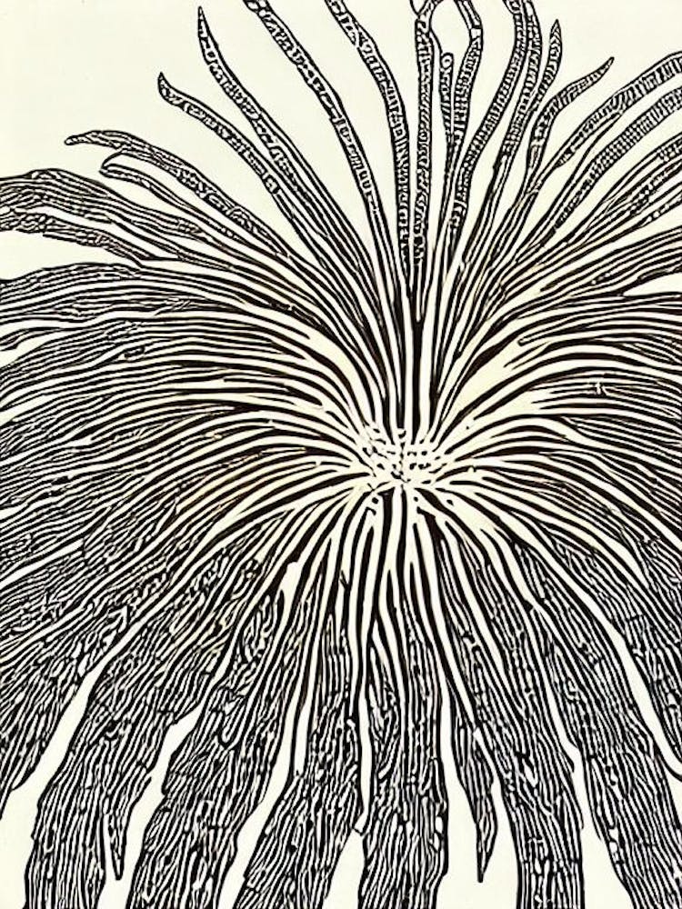 Sea Spider Linocut