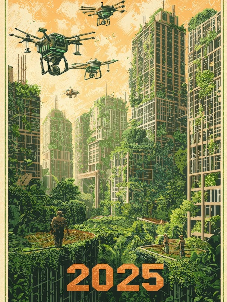 Aihrgdesign A Visionary Poster Depicting Green Skyscrapers An Abc80f3a 0308 4840 A2d2 8e9b98af3e24 3
