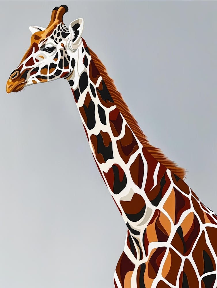 Giraffe Canvas Print 9