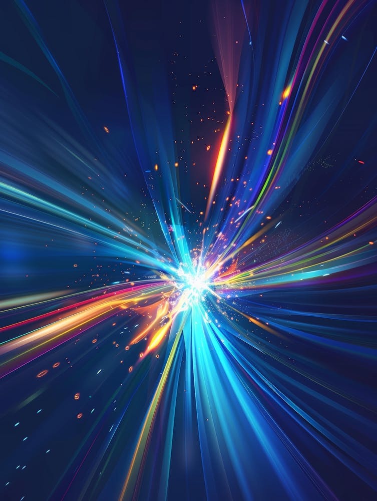 Abstract Light Burst