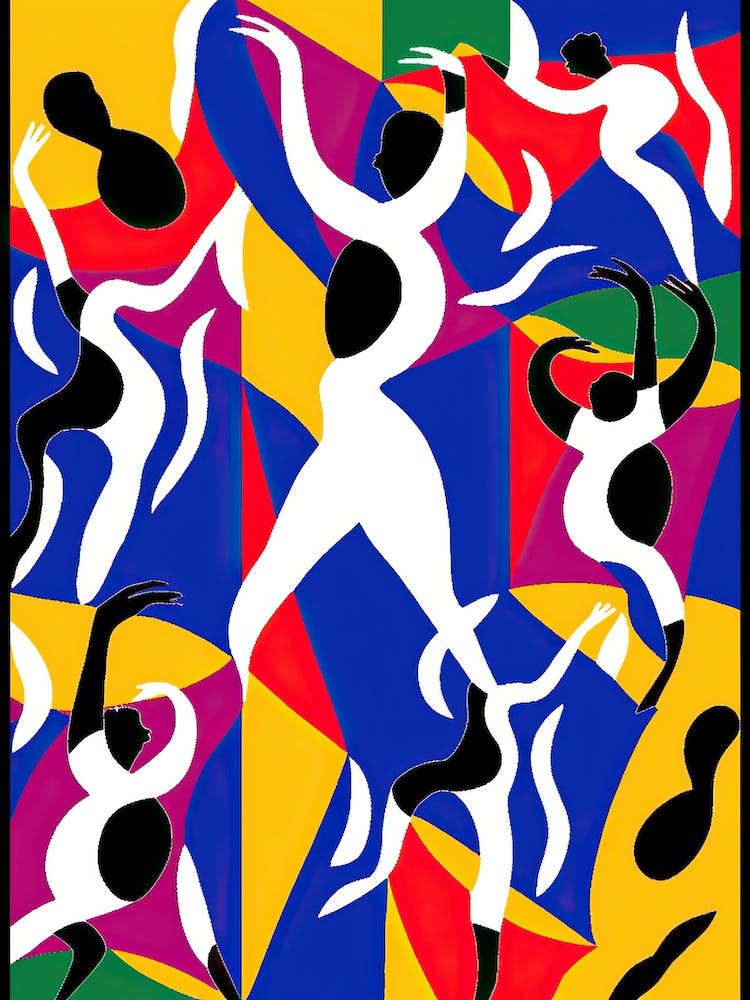 Volleyball In The Style Of Matisse 4
