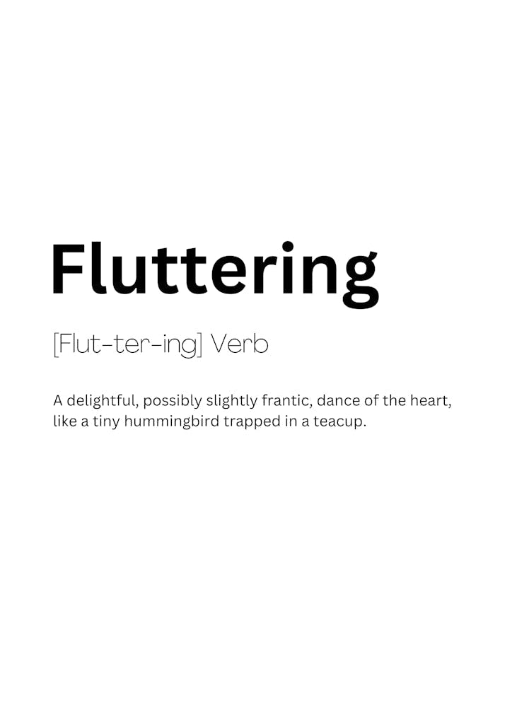 Fluttering Definition Meaning 1
