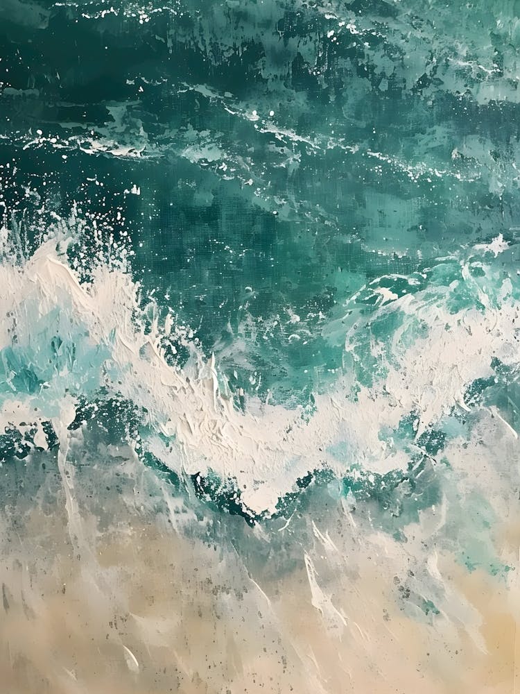 Ocean Crashing Waves