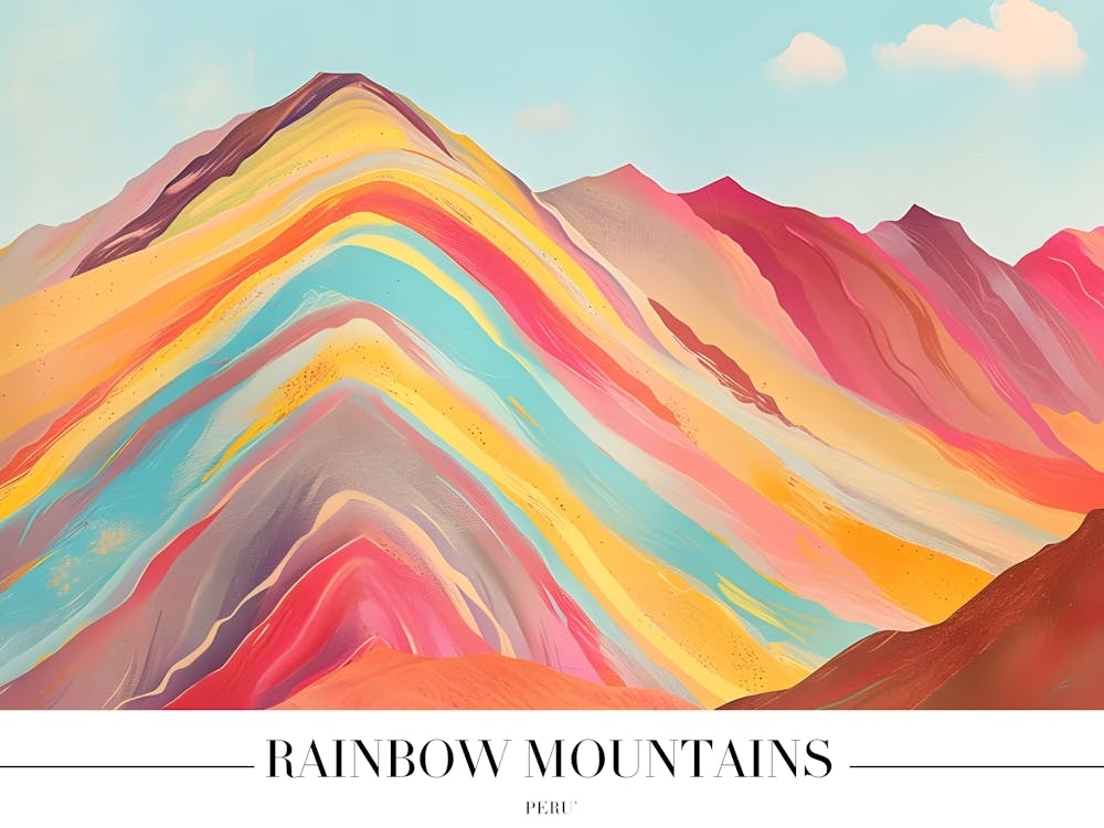 Rainbow Mountains Peru
