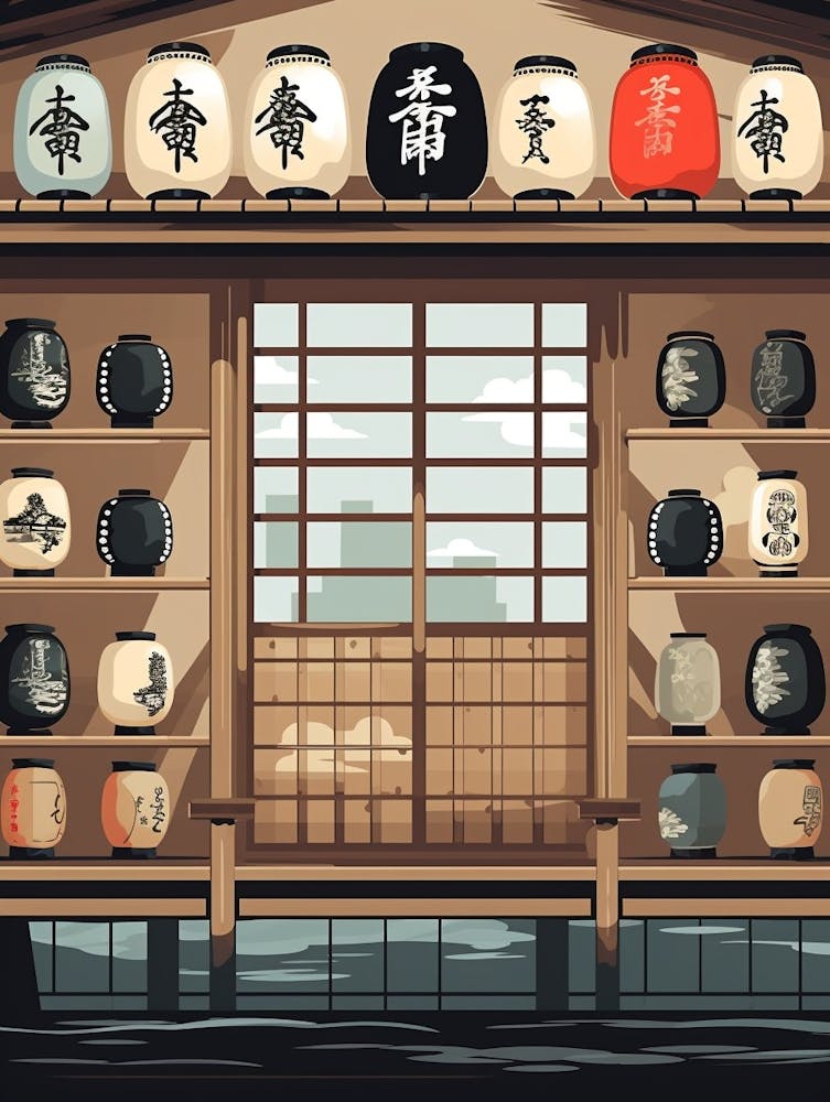 Sake Barrels Japanese 11