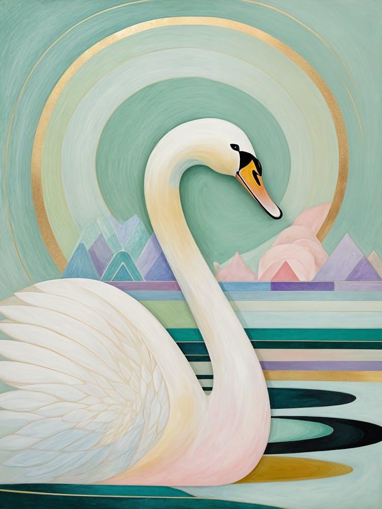 Swan Lake In Pastel no1