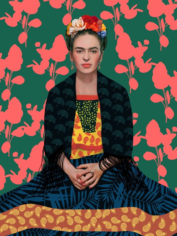 Mexican Woman with flowers in her hair 1