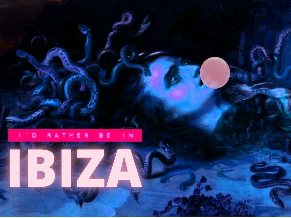 I'D Rather Be In Ibiza Altered Art