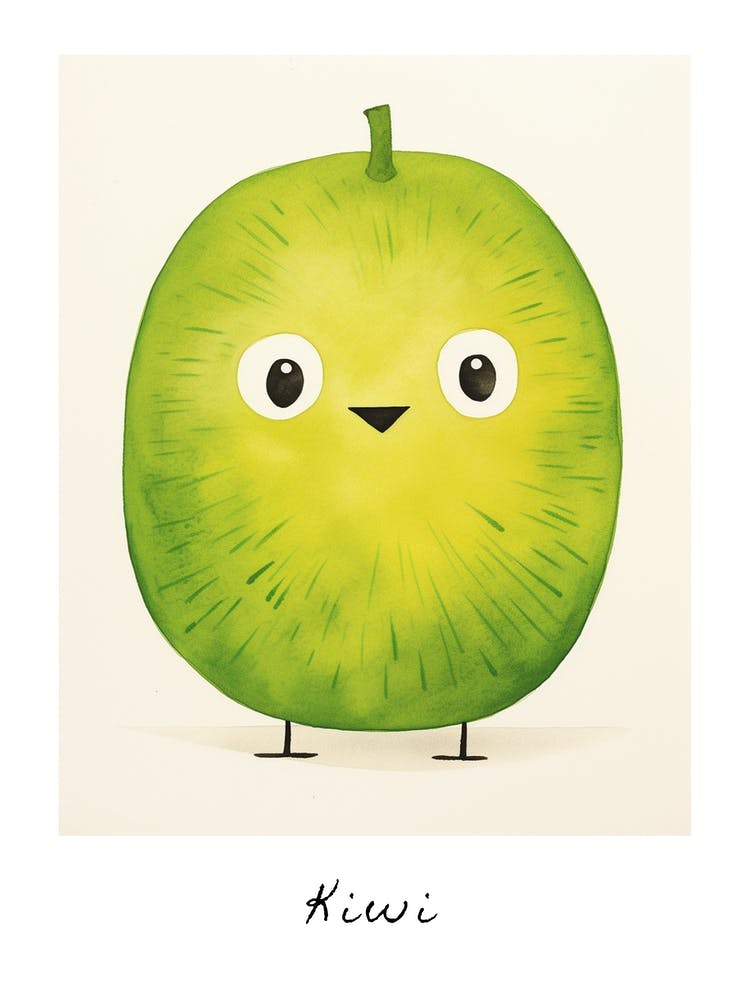 Friendly Kids Kiwi Poster