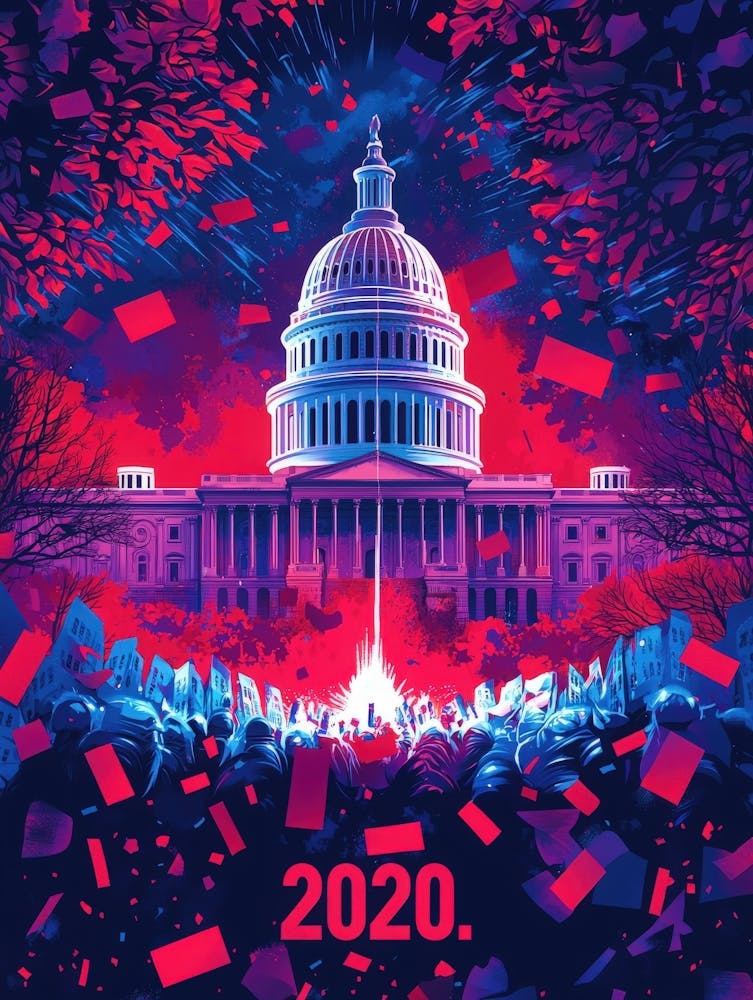 Aihrgdesign A Political Poster Representing The Highly Polari 190e55a2 Bc45 4225 Af14 80bf1f6beb4f 0