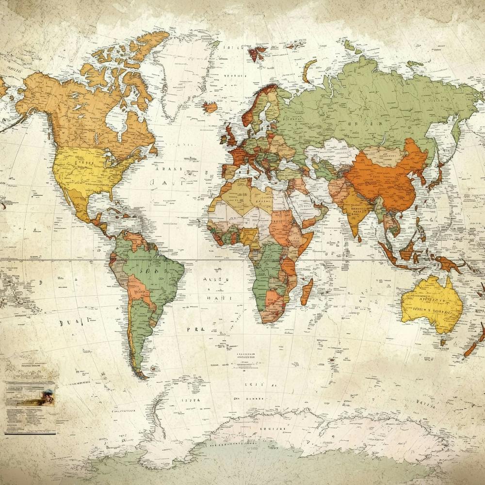 1anamulhaqueanik A Vintage Style World Map With Weathered Textur Ba9a780a B69b 4d55 96c9 79680111701e Topaz Upscale 2x