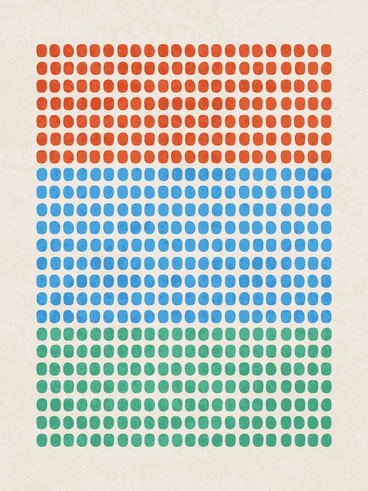 Geometric Colorful Dots Pattern