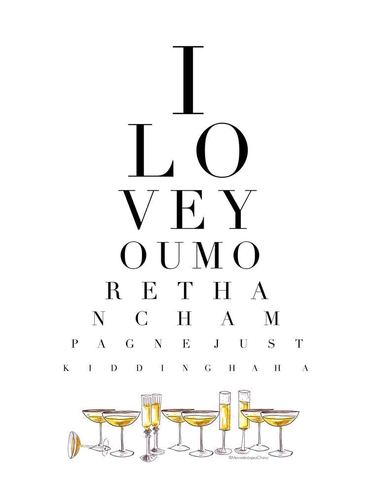 Champagne Eye Test