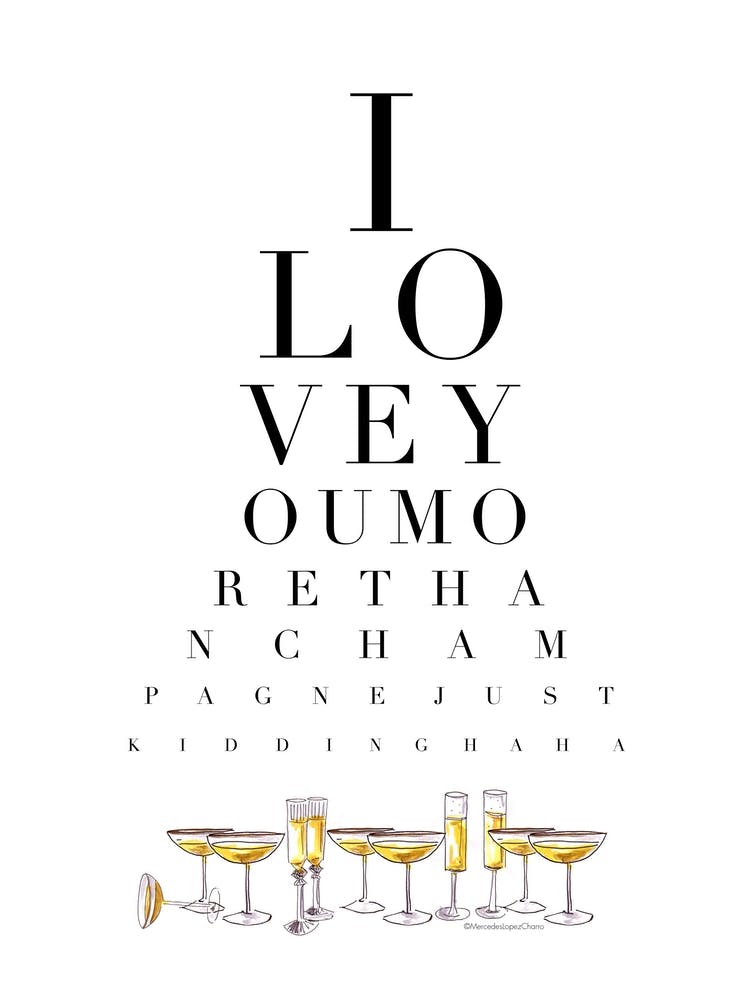 Champagne Eye Test