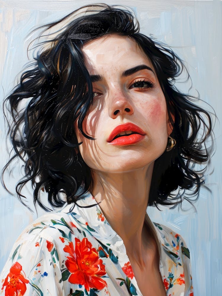 Portrait Of A Woman painting 2