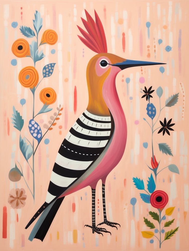 Pink Scandi Hoopoe 2