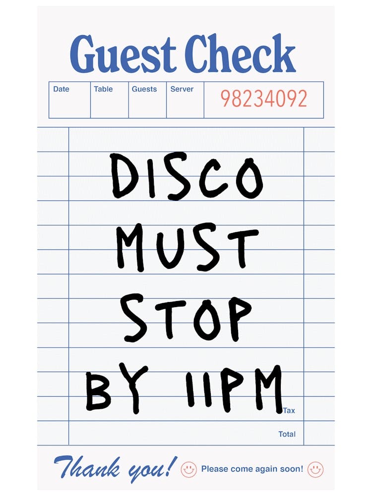 Disco Must Stop By 11pm Poster
