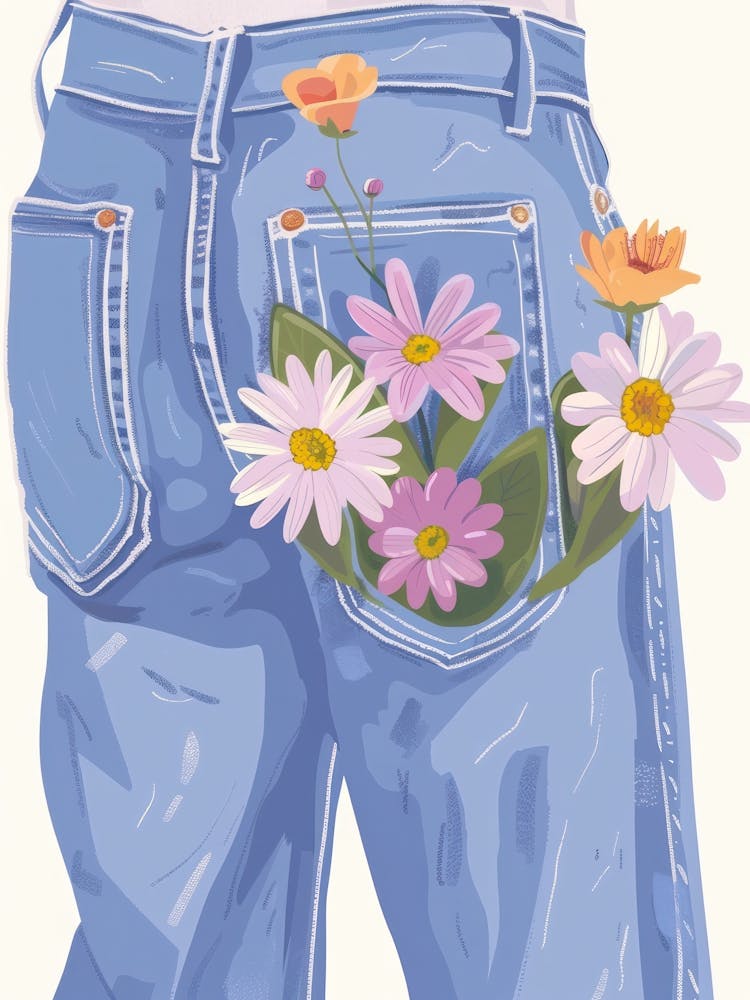 Blue Jean Bouquet