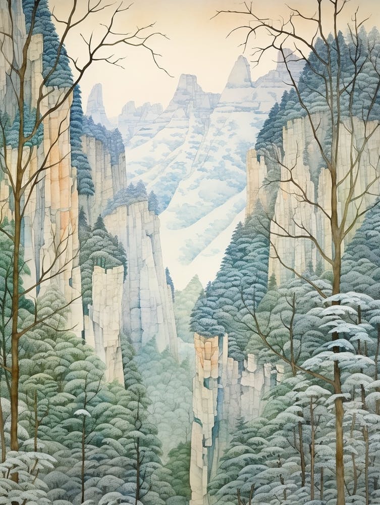 Zhangjiajie National Forest Park China 1