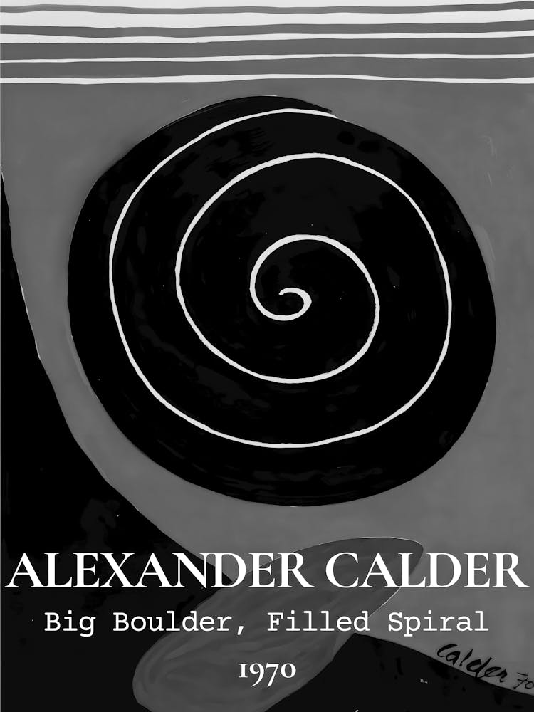Big Boulder, Filled Spiral, 1970