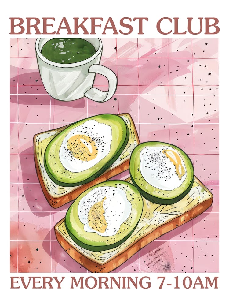 Breakfast Club Poached Eggs 3