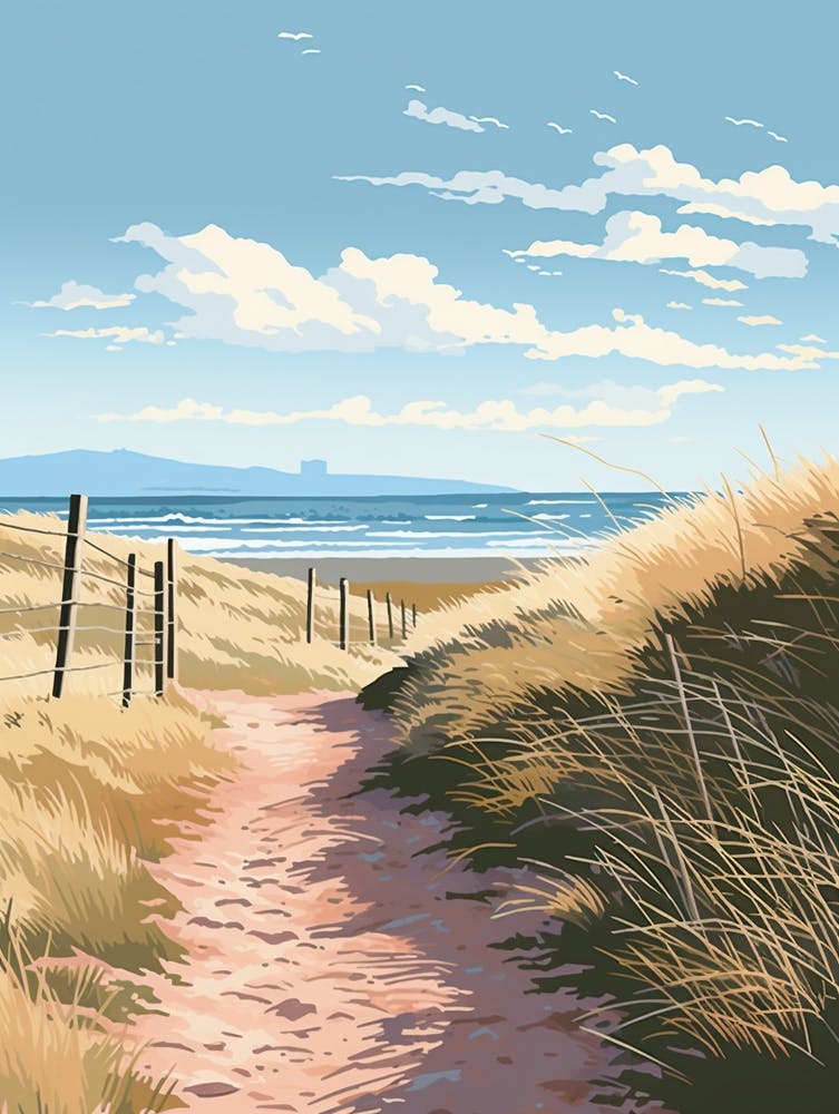 The Northumberland Coast Path England 1 Hiking Trail Landscape