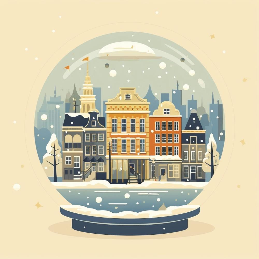 Amsterdam Netherlands 1 Snowglobe
