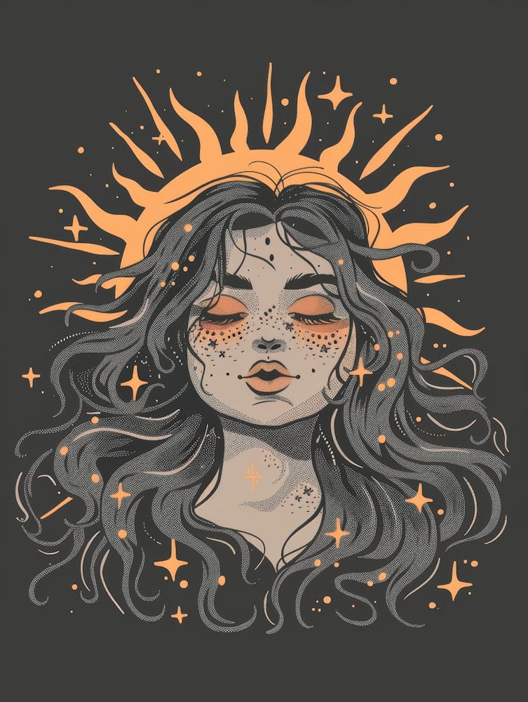 Girl With Sun