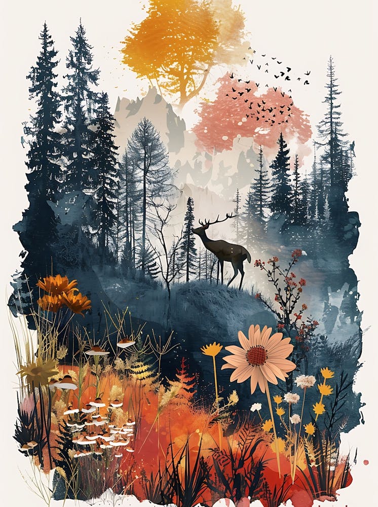 Deer In The Woods