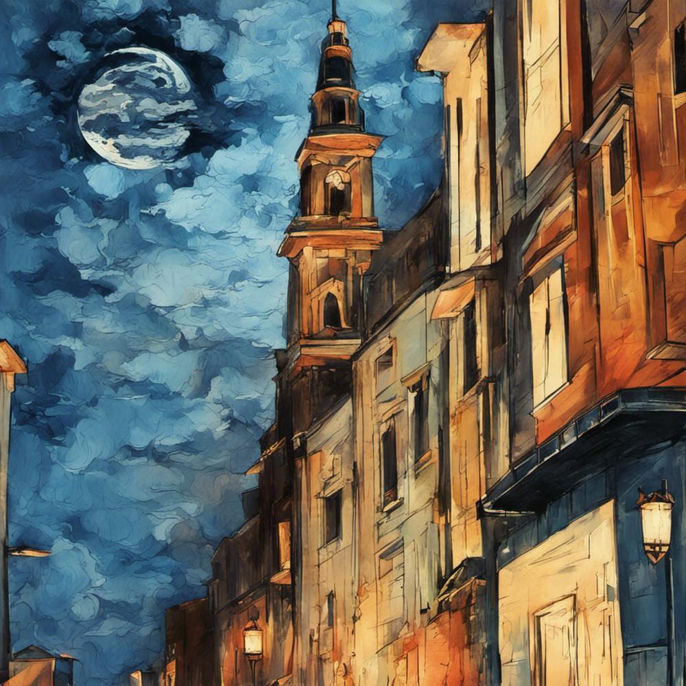 The magic of the city at night