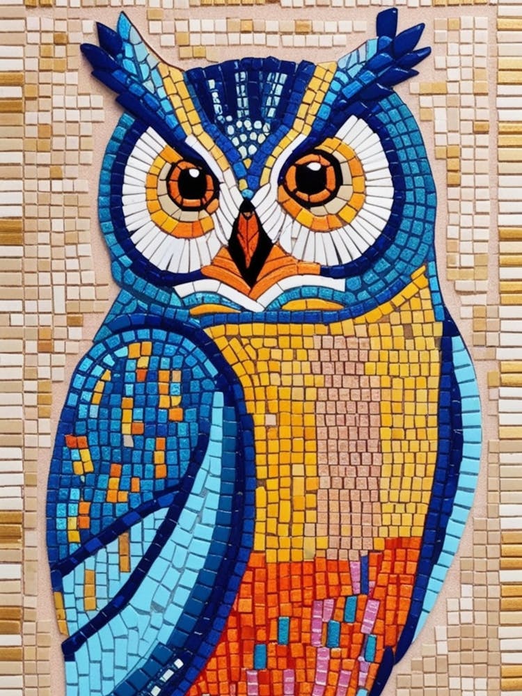 Mosaic Owl 3