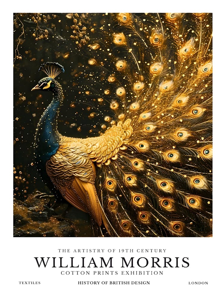 Peacock By William Morris