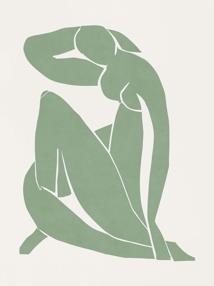 Inspired by Matisse - Green Nude 02