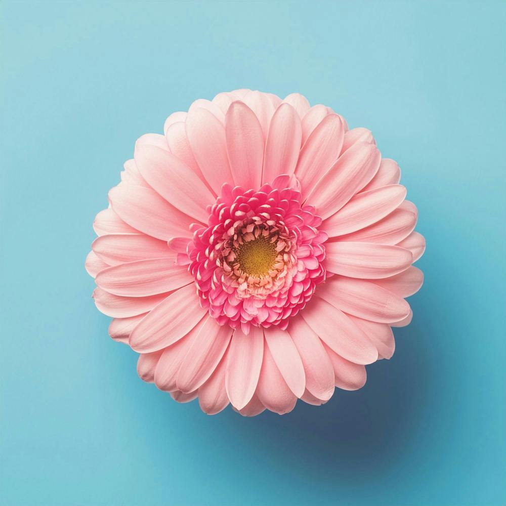 Beautiful Flower With Pink Petals