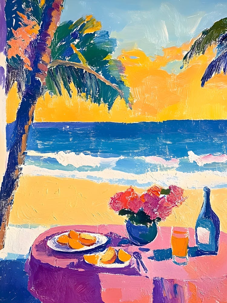Table At The Beach