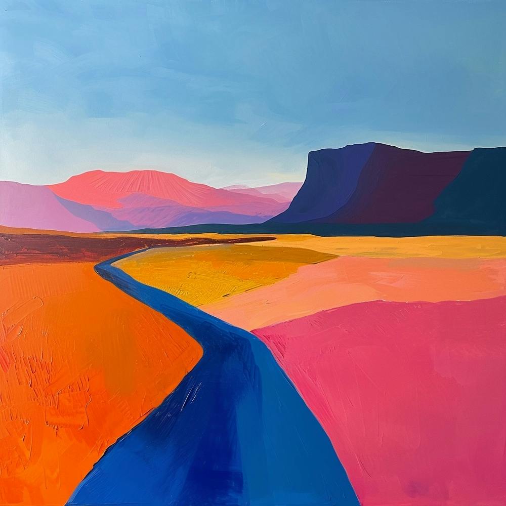 Abstract Travel Collection Iceland 1