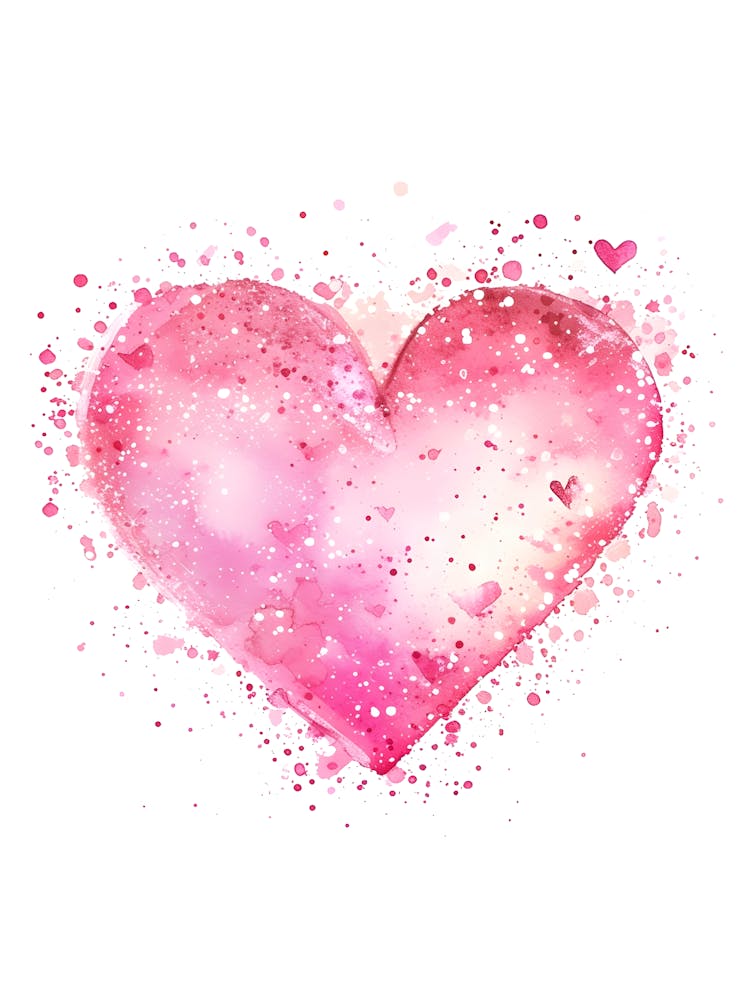 Watercolor Heart 1