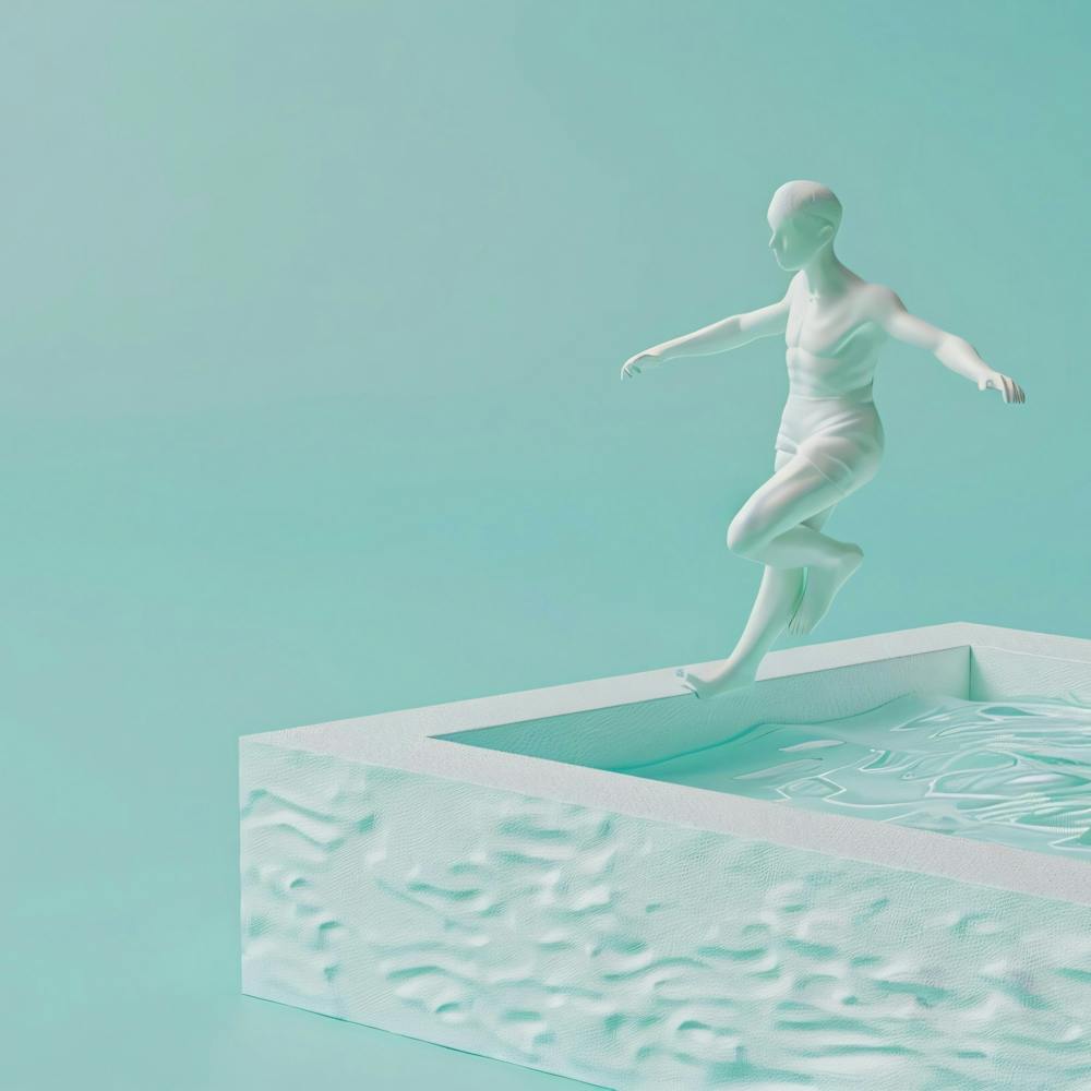 Figure In The Water