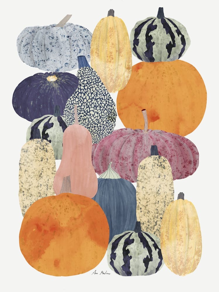 Pumpkins still life