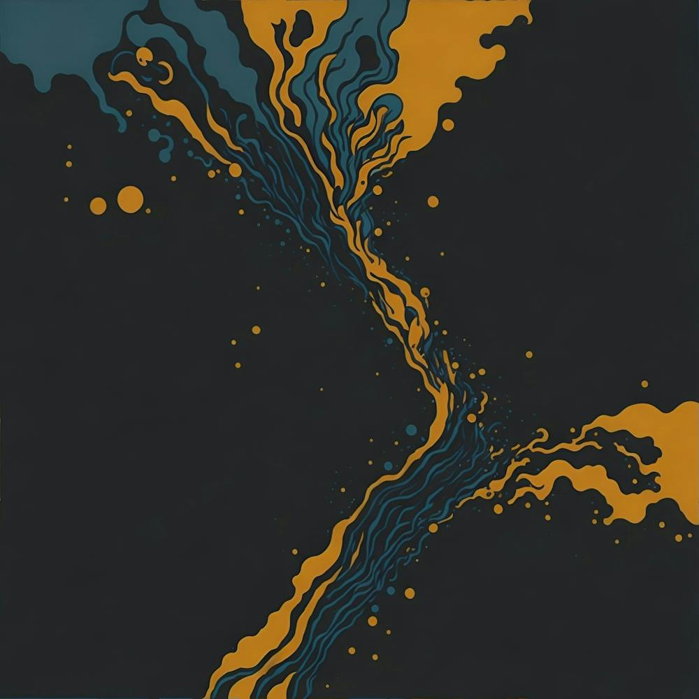 Abstract Liquid Paint Dynamic