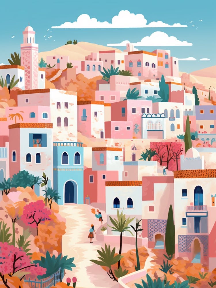 Agadir Morocco 2 Illustration