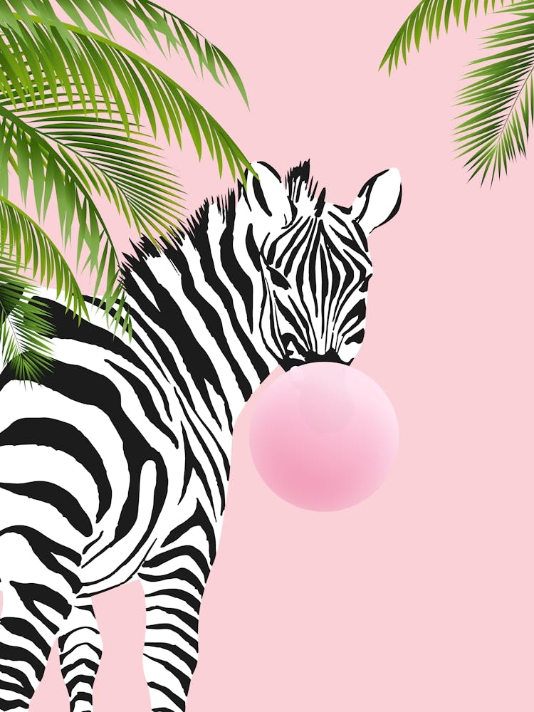 Pink Zebra Bubblegum
