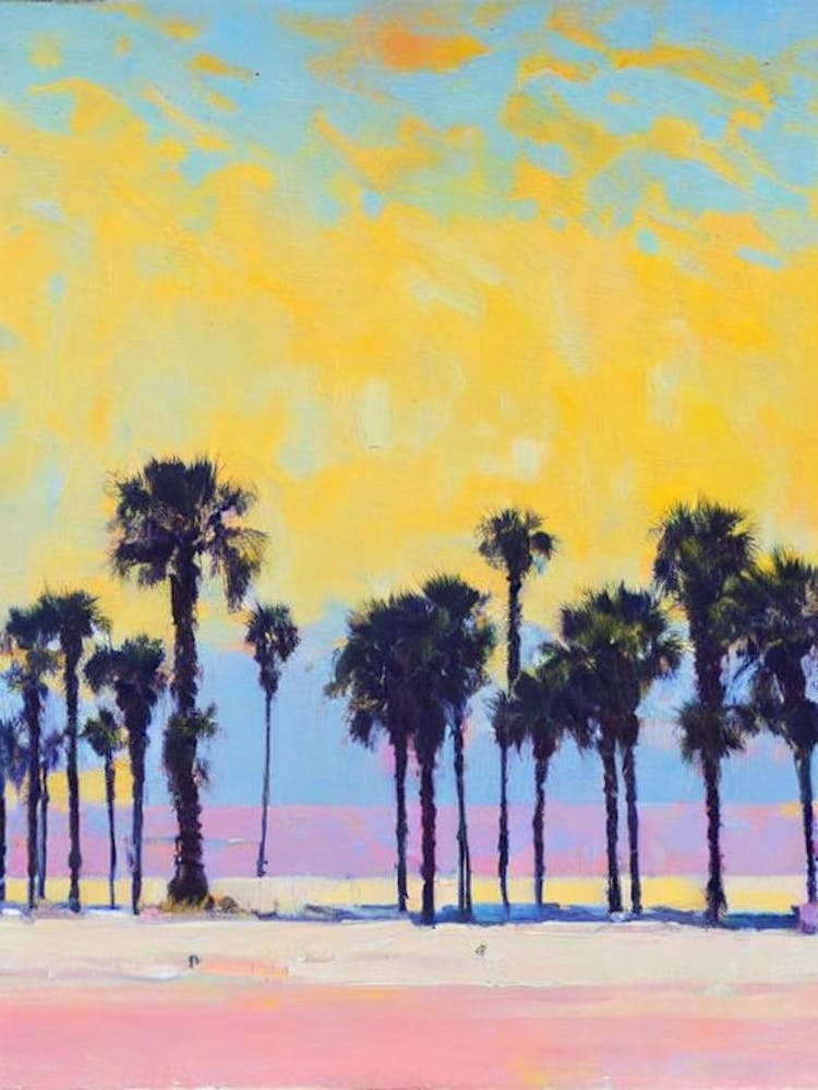 Long Beach, California Bright Abstract